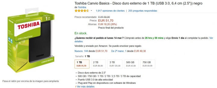 Imagen - 7 discos duros externos baratos