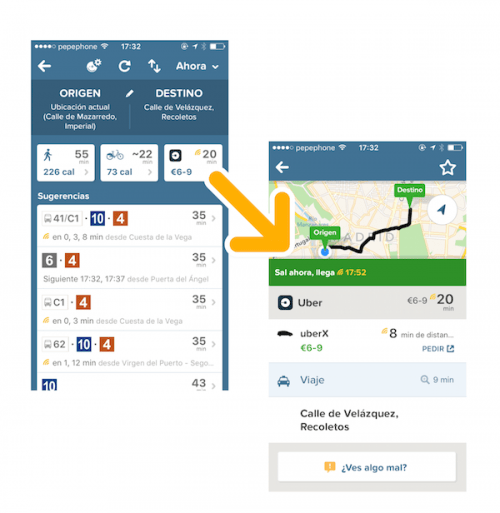 Imagen - Citymapper integra Uber
