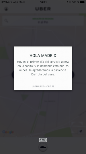 Imagen - Uber llega a Madrid: tarifas