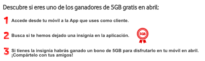 Imagen - Vodafone regala 5GB a muchos clientes, ¿a ti?