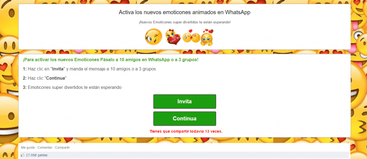 Imagen - Cuidado con la promesa de nuevos emoticones para WhatsApp