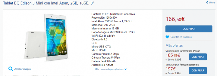Imagen - D&oacute;nde comprar la bq Edison 3 Mini