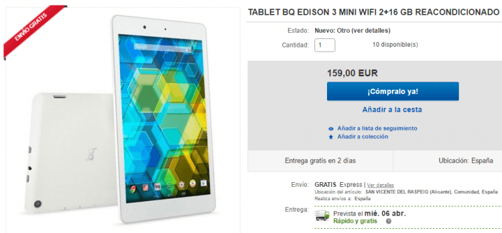 Imagen - D&oacute;nde comprar la bq Edison 3 Mini