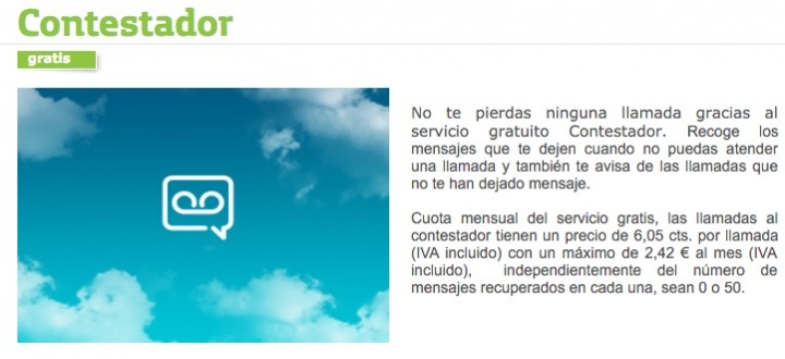 Imagen - Movistar sube el precio del contestador