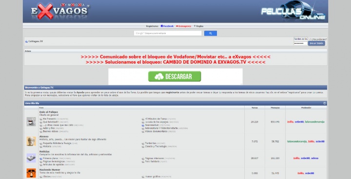 Imagen - Exvagos ha sido bloqueado por orden judicial