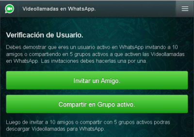 Imagen - Cuidado con las falsas videollamadas de WhatsApp