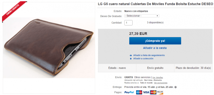 Imagen - 7 fundas para el LG G5