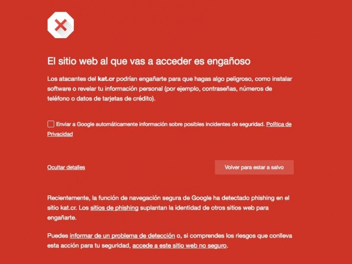 Imagen - KickassTorrents, bloqueada por Chrome y Firefox por phishing