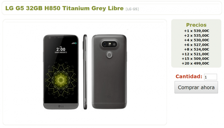 Imagen - Oferta: Consigue el LG G5 por menos de 540 euros