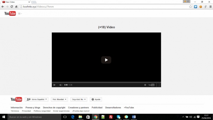 Imagen - Cuidado con los v&iacute;deos para mayores de 18 en Facebook