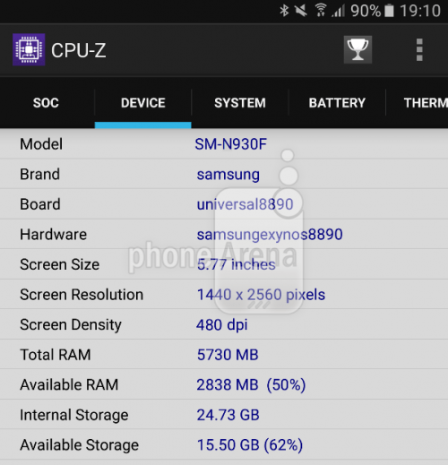 Imagen - Las especificaciones del Samsung Galaxy Note 6 al descubierto