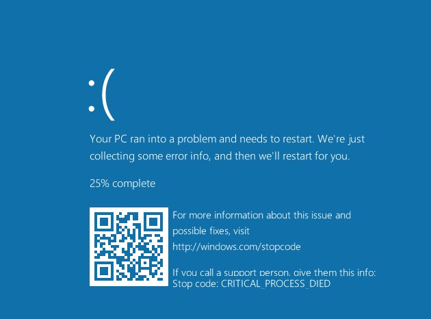Imagen - Los pantallazos azules de Windows 10 mostrarán códigos QR