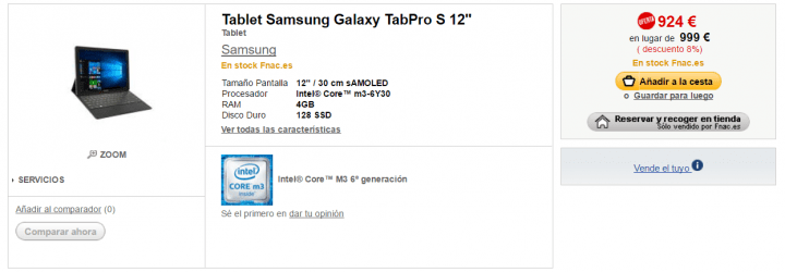 Imagen - D&oacute;nde comprar la Samsung Galaxy TabPro S