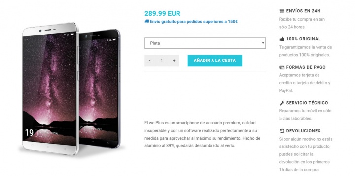 Imagen - D&oacute;nde comprar el Weimei We Plus