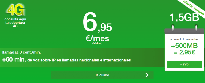Imagen - Amena regala megas a los usuarios de su tarifa más barata