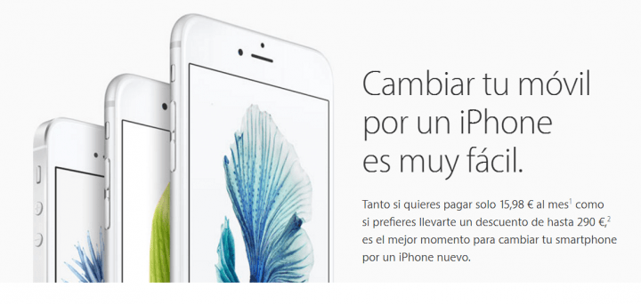 Imagen - Apple lanza un plan renove para iPhones en Espa&ntilde;a