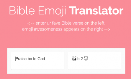 Imagen - La Biblia se traduce a emojis