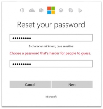 Imagen - Microsoft no dejará utilizar contraseñas sencillas