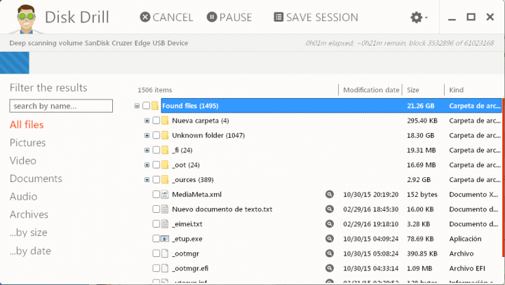 Imagen - Review: Disk Drill, recupera tus archivos perdidos de forma sencilla
