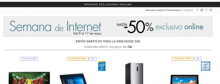 Imagen - El Corte Ingl&eacute;s celebra la Semana de Internet 2016