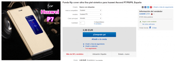 Imagen - 7 fundas para el Huawei P9