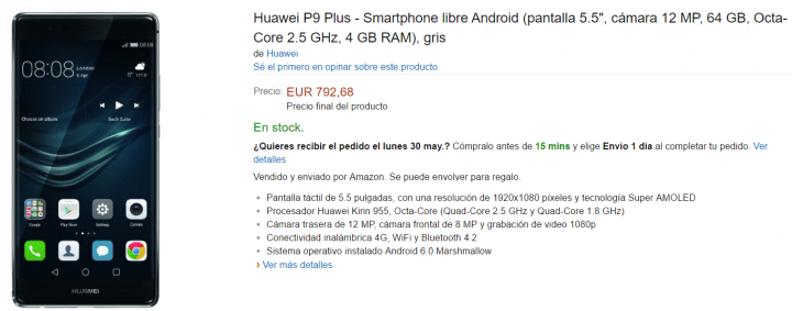 Imagen - D&oacute;nde comprar el Huawei P9 Plus