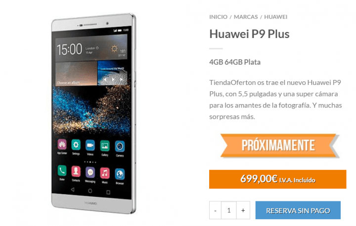 Imagen - D&oacute;nde comprar el Huawei P9 Plus