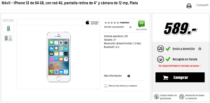 Imagen - Dónde comprar el iPhone SE