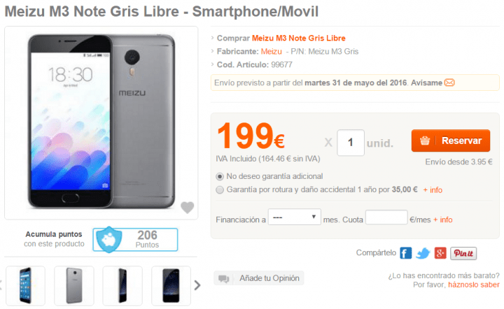 Imagen - D&oacute;nde comprar el Meizu M3 Note