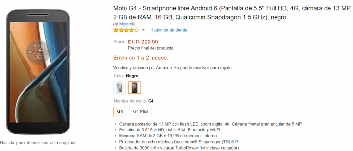 Imagen - Ya puedes comprar el Moto G4 y Moto G4 Plus en Espa&ntilde;a