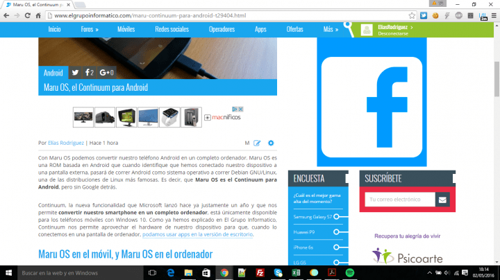 Imagen - Esta extensión para Google Chrome nos indica el tiempo que tardaremos en leer un artículo