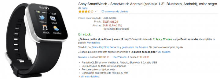 Imagen - 5 smartwatches por menos de 150 euros