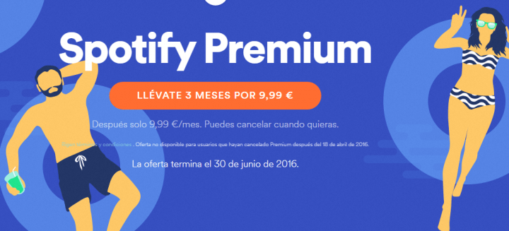 Imagen - Consigue 3 meses de Spotify Premium por 9,99 €