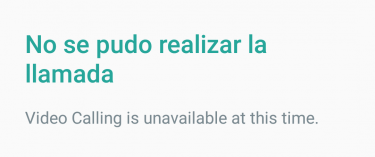 Imagen - WhatsApp ya muestra la opción de videollamadas
