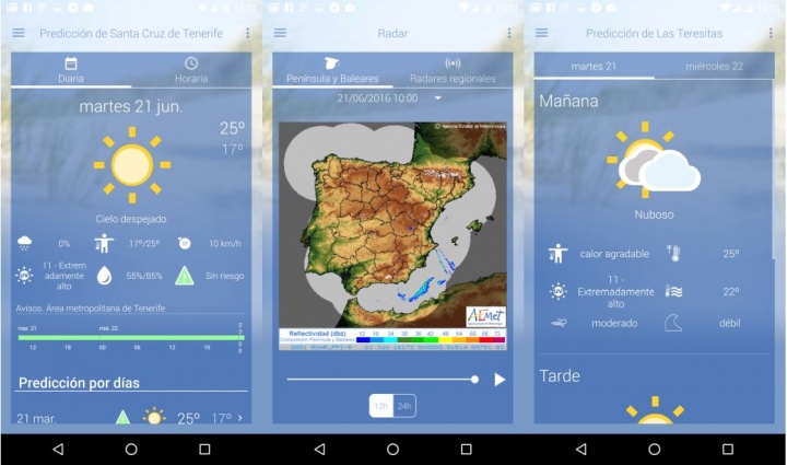 Imagen - Descarga la renovada app de AEMET