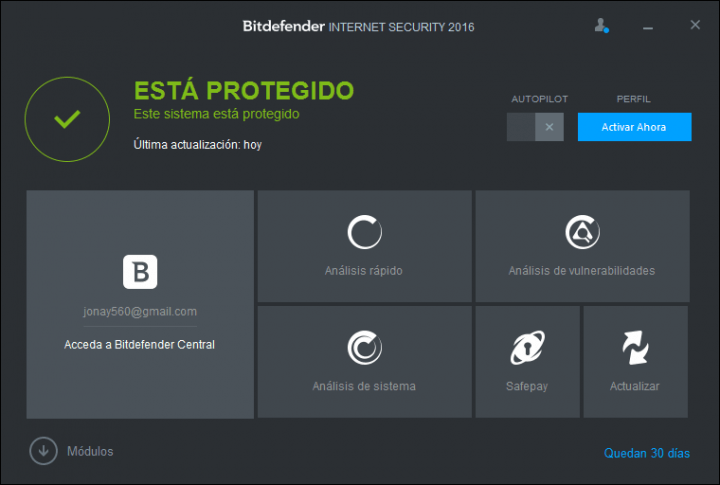 Imagen - Review Bitdefender Internet Security 2016, una protecci&oacute;n completa para Windows 10