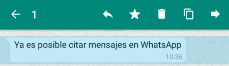 Imagen - Ya es posible citar mensajes en WhatsApp