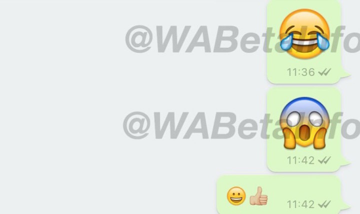 Imagen - WhatsApp soportará emojis gigantes, contestador y menciones