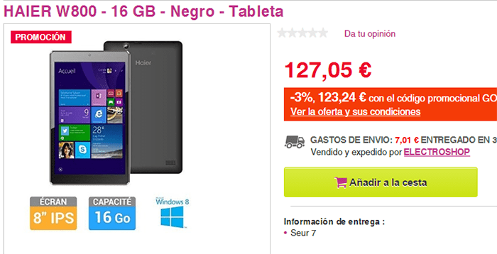 Imagen - D&oacute;nde comprar la HAIER W800