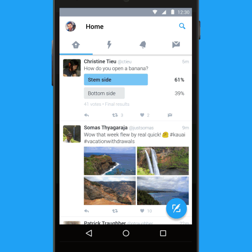 Imagen - Twitter para Android renueva su dise&ntilde;o