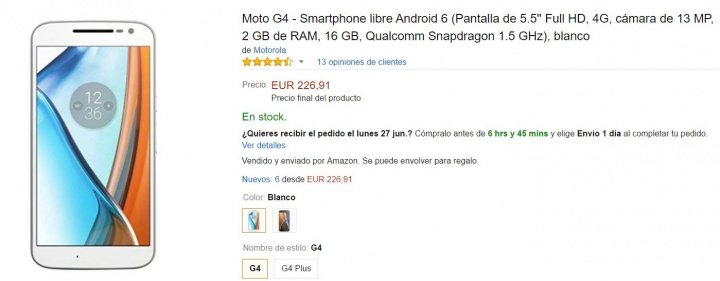Imagen - Dónde comprar el Moto G4