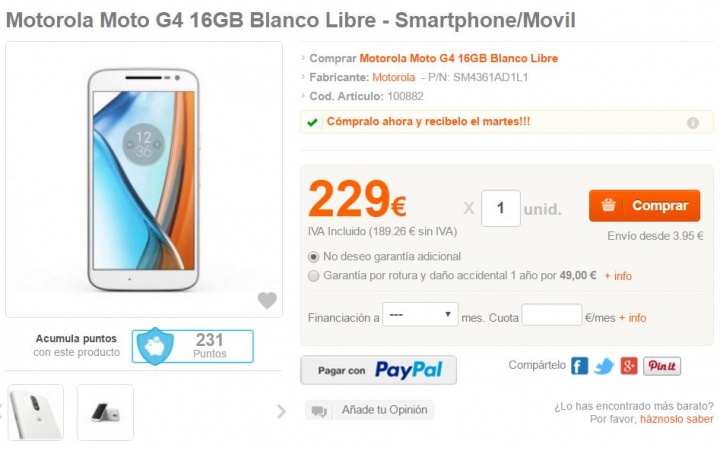 Imagen - Dónde comprar el Moto G4