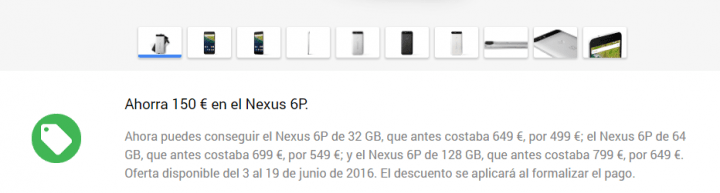 Imagen - Nexus 6P con descuento de 150 euros en Google Play Store
