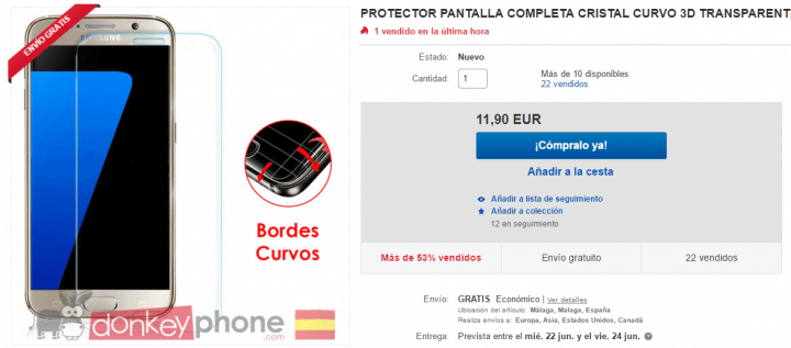 Imagen - 7 protectores de pantalla para el Samsung Galaxy S7