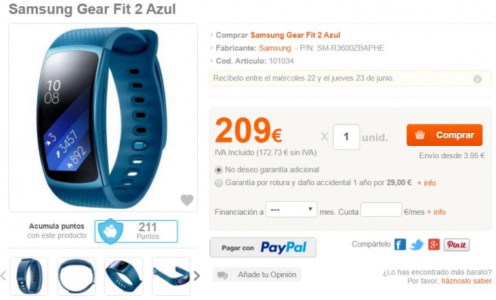 Imagen - D&oacute;nde comprar la Samsung Gear Fit 2