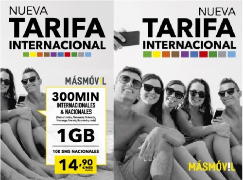 Imagen - M&aacute;sM&oacute;vil lanza una tarifa internacional con la llegada del verano