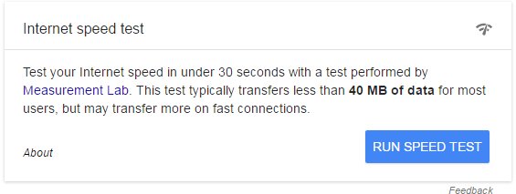 Imagen - Google tendrá un test de velocidad