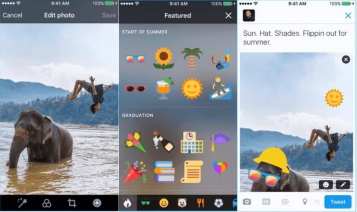 Imagen - Twitter permitir&aacute; personalizar nuestras fotos con stickers