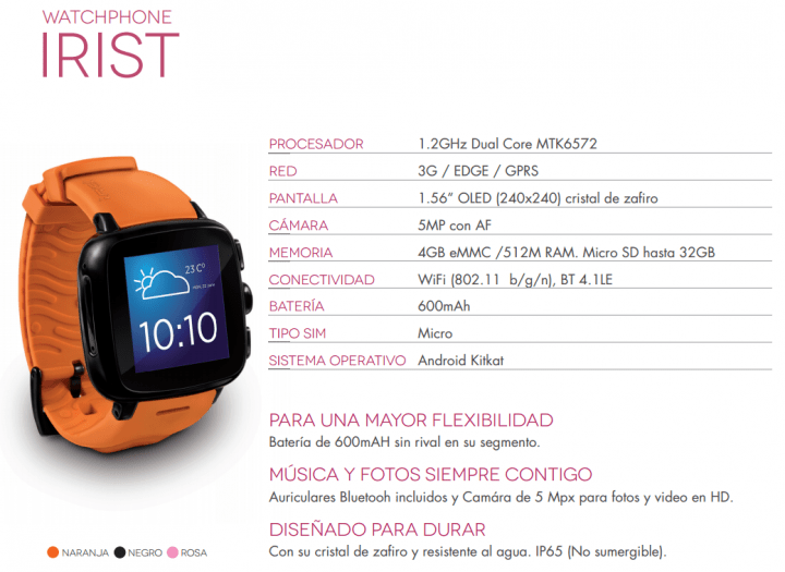 Imagen - 7 aplicaciones deportivas para descargar en el watchphone iRist de INTEX