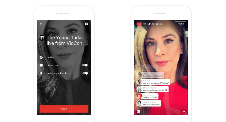 Imagen - YouTube ofrecerá emisiones en directo desde el móvil al estilo de Periscope